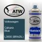 Preview: Volkswagen, Calcara Blue, L3000 (BRAZIL): 400ml Sprühdose, von ATW Autoteile West.